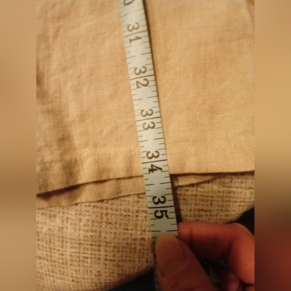 J. Jill Love Linen women's size Small oatmeal cream colored linen pants - Picture 10 of 10